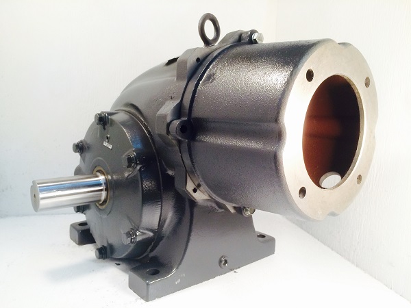 G311-344233 Gearbox with C-face kit for 143TC/145TC motor, 18 ratio, 100 RPM, 5HP max input, F-1