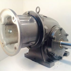 F320-385362-F2 Gearbox with C-face kit for 182TC/184TC motor, 15 ratio, 117 RPM, 5HP max input, F-2