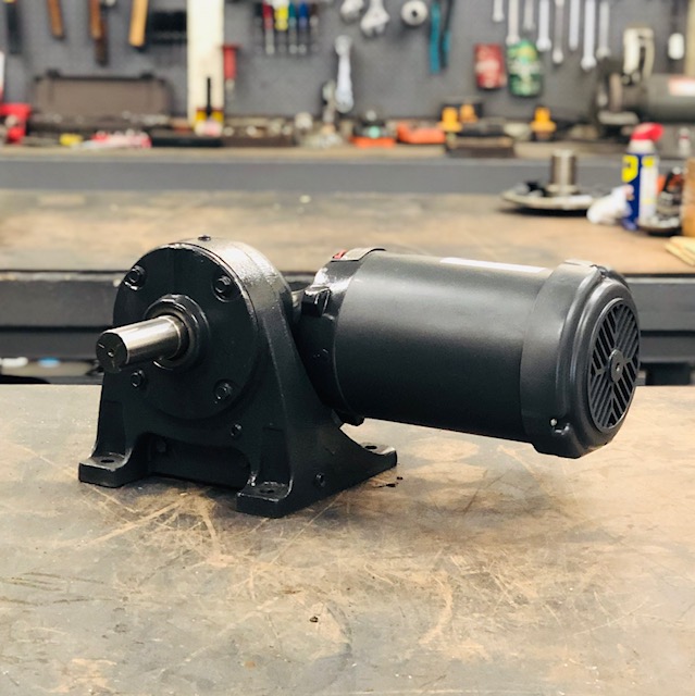 CE86-E455 Gearmotor, .33HP, 20.3 ratio, 84 RPM, 56-6, F-1