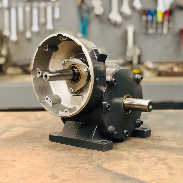 E431-F2 Gearbox, 14 ratio, 125 RPM, 2HP max input, F-2