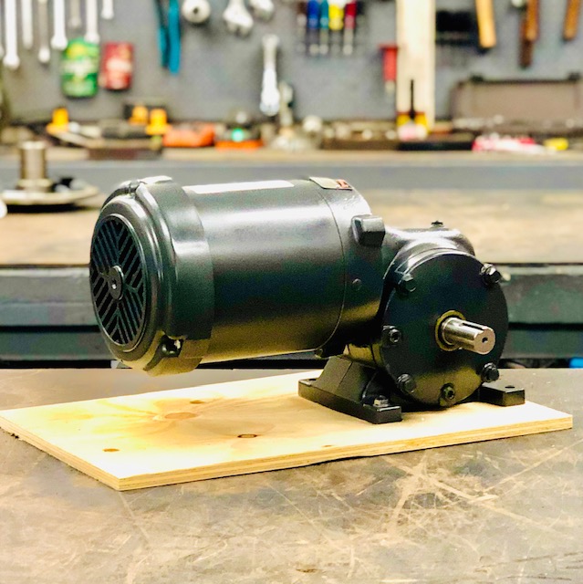 E186PE-E433-F2 Gearmotor, 1HP, 21 ratio, 84 RPM, 143T-6, F-2