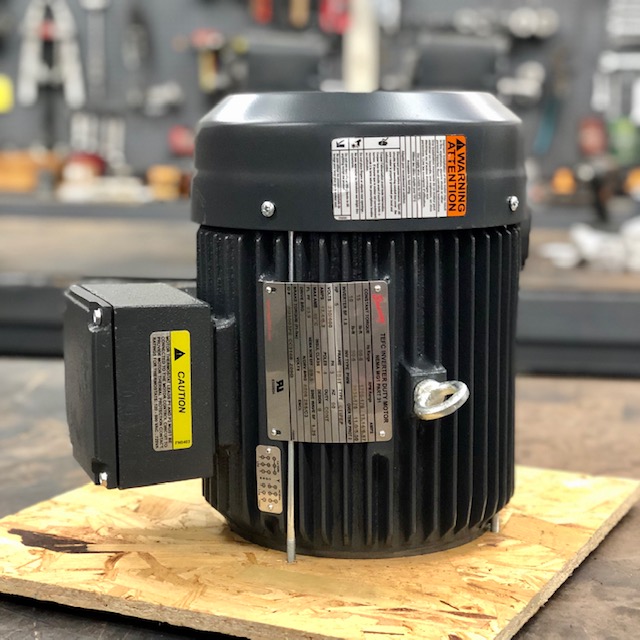 RK1003PE, 3HP, 1800 RPM, 208-230/460V, 182T Frame, 3PH, TEFC, Inverter Duty