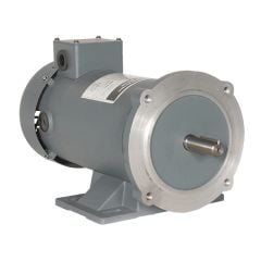 Permanent Magnet DC Motor, 0.75 HP, 1800 RPM, 24V, 56C Frame, C-Face with Removable Base, mdl# WPMDC34-18-24V-56CB